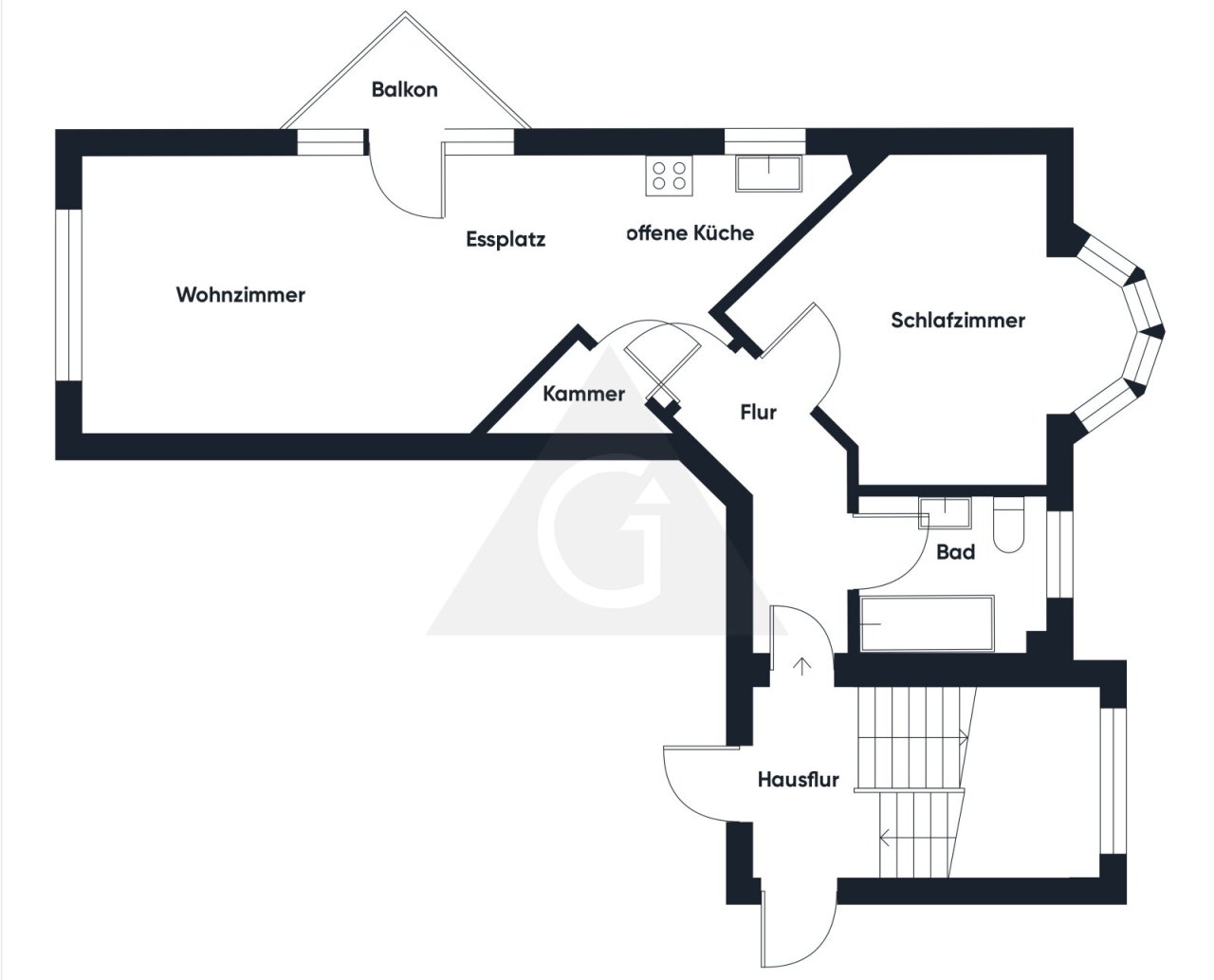 interessanter Grundriss - optimal genutzt interessanter Grundriss - optimal genutzt