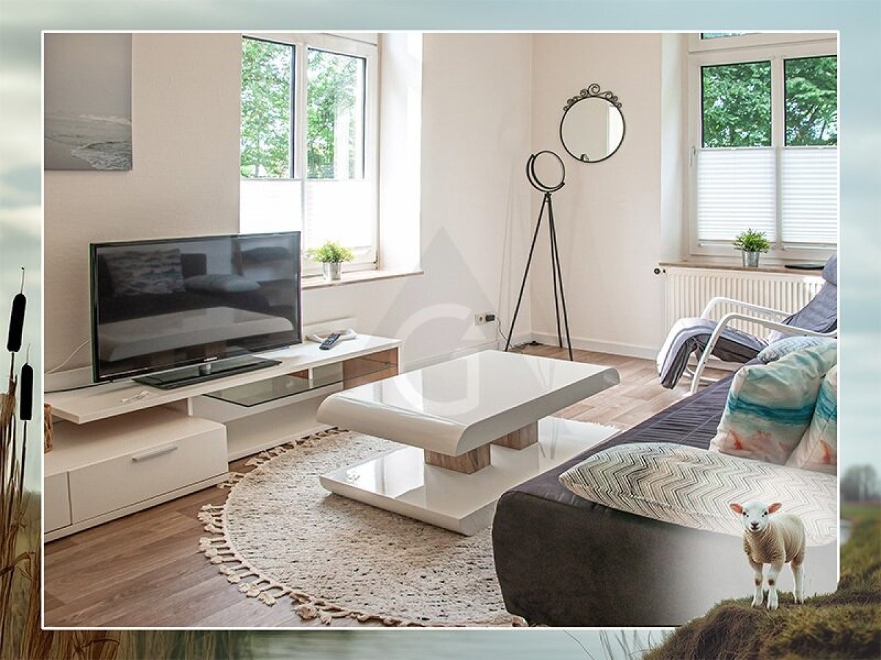 helles, freundliches Wohnzimmer helles, freundliches Wohnzimmer